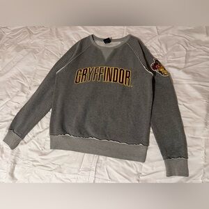 Gryffindor Logo Gray Crewneck Sweatshirt